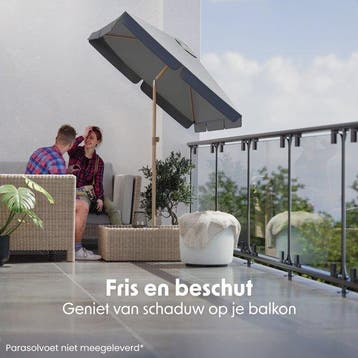2dekans | LifeGoods Parasol - Tuin - Balkonparasol -, Ophalen of Verzenden, Zo goed als nieuw