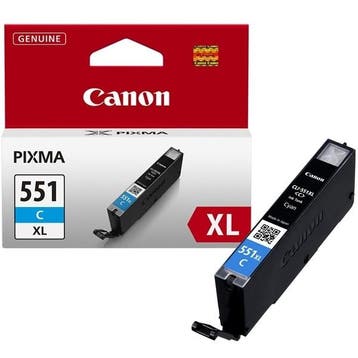 Canon CLI-551C XL inktcartridge cyaan hoge capaciteit, Verzenden, Nieuw, Cartridge, Canon