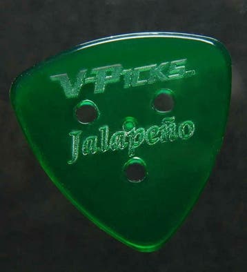 V-Picks Jalapeno Mandoline Green plectrum 1.50 mm, Ophalen of Verzenden, Nieuw
