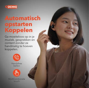 QuchiQ™ Draadloze Bluetooth Oordopjes - Wireless Earpods,, Ophalen of Verzenden, Nieuw