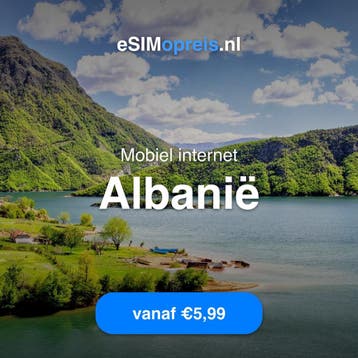 eSIM Albanië - Mobiel internet vanaf €5,99, Telecommunicatie, Verzenden, Nieuw, Prepaidkaart