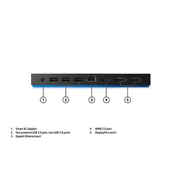 HP USB-C Dock G4 USB-C kabel, netsnoer &amp; power adapter, Refurbished, Ophalen of Verzenden, HP, Docking station