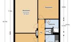 Te Huur 3 Kamer Appartement Vaartweg In Hilversum, Huizen en Kamers, Huizen te huur, Direct bij eigenaar, Noord-Holland, Hilversum