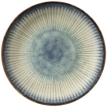 Borden | GRACE | Porselein | Blauw | 12 Stuks | Ø210mm Gural, Verzenden, Nieuw in verpakking
