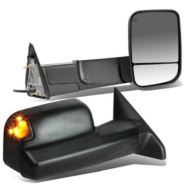 SK-Import Trekspiegels Elektrisch verwarmd Zwart Dodge Ram, Auto-onderdelen, Ophalen of Verzenden, Nieuw, Dodge