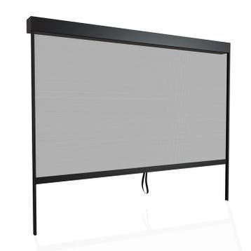 Zijwand Voor Lamellendak - Tahiti 3x2,4 m - Antraciet, Tuin en Terras, Overkappingen, Verzenden, Nieuw