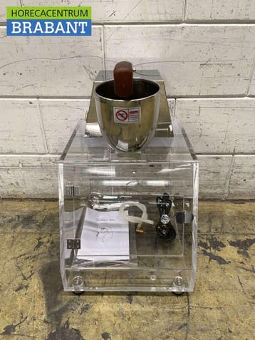 Chroom icecrusher Ijscrusher met Plexiglas bunker 20 kg per, Ophalen of Verzenden