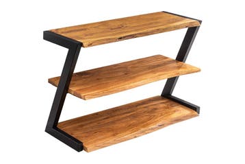 Schoenenrek MAMMUT 75 cm, acaciahout, bruine honingkleurige, Ophalen of Verzenden, Nieuw