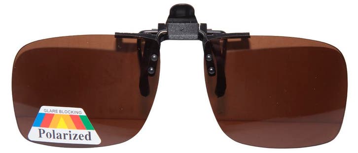 Ultimate Clip On Sunglasses - Brown, Watersport en Boten, Hengelsport | Algemeen, Overige typen, Nieuw, Verzenden