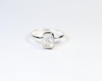 Herkimer-diamant ring / nieuw- 2.75 g - (1)