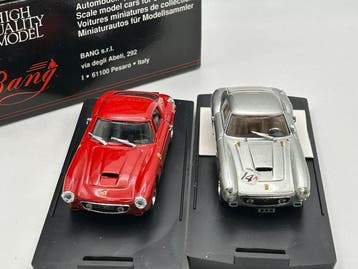Bang 1:43 - Model raceauto (2) - Ferrari 250 SWB Montlhery, Nieuw