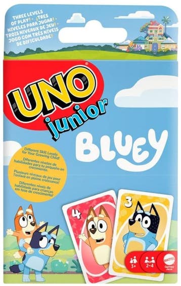 Uno Junior - Bluey | Mattel - Kaartspellen, Verzenden, Nieuw