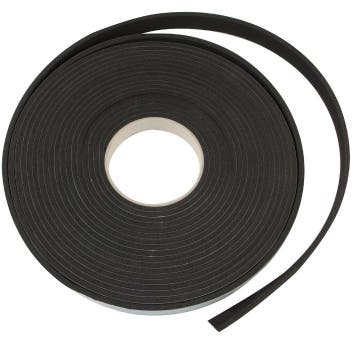 AMIG zelfklevende tochtstrip 10meter 15x5mm zwart, Verzenden, Nieuw