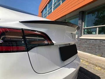 Tesla Model 3 achterklep spoiler glans zwart, Verzenden