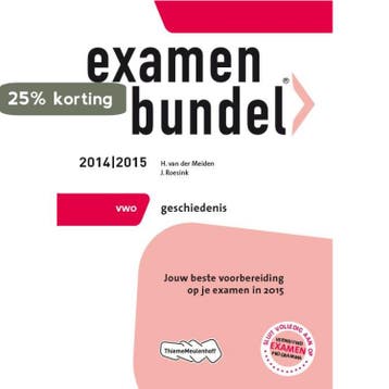 Geschiedenis / Vwo 2014/2015 / Examenbundel 9789006080865, Boeken, Schoolboeken, Verzenden, Gelezen, H. van der Meiden