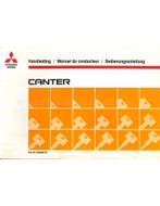 1986 MITSUBISHI CANTER INSTRUCTIEBOEKJE