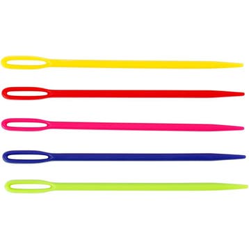 Garennaald, L: 7 cm, diverse kleuren, 50 stuk/ 1 doos, Nieuw