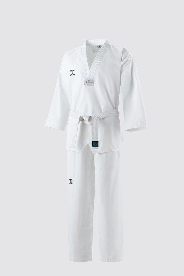 Taekwondo-pak JCalicu-Club | WT | Wit (Maat: 130), Sport en Fitness, Vechtsporten en Zelfverdediging, Vechtsportpak, Nieuw, Taekwondo