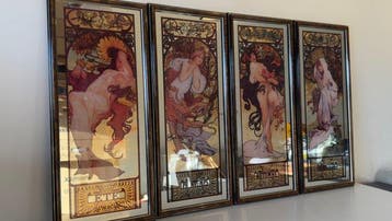 Alphons Mucha (1860-1939) (after) - The four seasons -