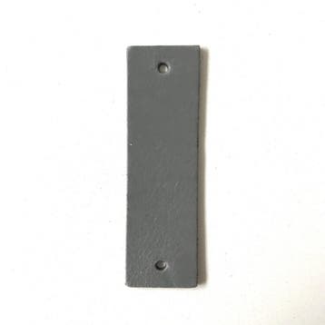 Leren label grijs, Ophalen of Verzenden, Nieuw