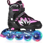Rolschaatsen Kinderen LED Wielen | Laatste Stuk!, Sport en Fitness, Overige merken, Verstelbaar, Nieuw, Ophalen of Verzenden