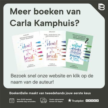 3 / Brushlettering voor iedereen Oefenschrift 3 /, Verzenden, Zo goed als nieuw, Carla Kamphuis