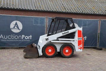 Veiling: Schranklader Bobcat 543 Diesel 15.5kW, Ophalen, Wiellader of Shovel