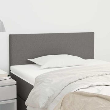 Slaapkamerpaneel 90cm donkergrijs | retourdeal 56% korting, 90 cm, Eenpersoons, Klassiek, Verstelbaar