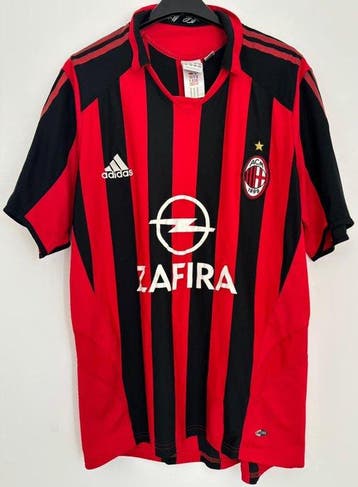 AC Milan 2005-2006 Home Shirt - Italiaanse voetbal, Nieuw