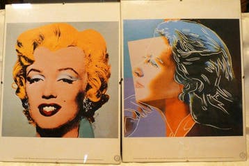 Andy Warhol (1928-1987) - Marylin Monroe & Ingrid Bergman by