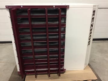 29 Kw REZNOR gasheater (3154), Ophalen of Verzenden, Gebruikt, 800 watt of meer, Kachel