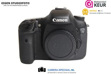 Canon EOS 7D digitale camera (3.418 clicks) met garantie, Audio, Tv en Foto, Spiegelreflex, Canon, Oplader, Zo goed als nieuw