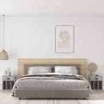vidaXL Nachtkastjes 2 st 43x36x50 cm betongrijs, Huis en Inrichting, Slaapkamer | Nachtkastjes, Minder dan 45 cm, Verzenden, Nieuw
