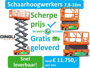 Nieuwe Schaarhoogwerkers, Topkwaliteit, voorraad,  vanaf:, Zakelijke goederen, Machines en Bouw | Liften, Steigers en Ladders