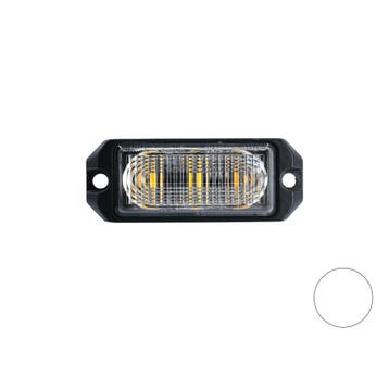 LED flitser 3-voudig ultra flat Wit, Ophalen of Verzenden, Nieuw
