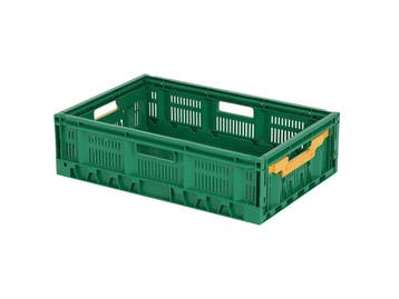Klapkrat 600x400xH170mm geperf. groen, Ophalen of Verzenden, Nieuw