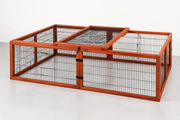 TRIXIE NATURA KNAAGDIERREN MET DAK 174X48X109 CM OP=OP, Verzenden, Nieuw, Rat