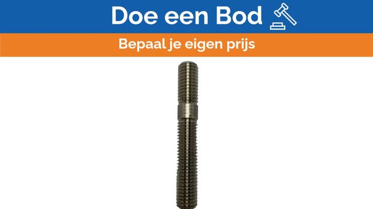 Bieden: Ferretti stainless steel M10 pulpit nipples 70mm le, Watersport en Boten, Bootonderdelen, Kombuis en Sanitair, Nieuw, Zeilboot of Motorboot