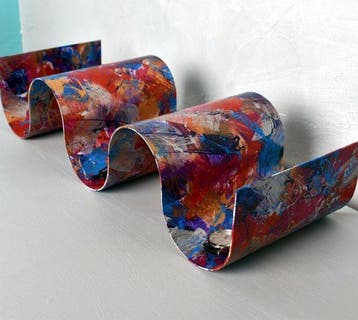 Oliver Franneck - Schotel - Aluminium - Table Wave rek