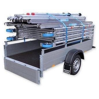 Euroscaffold Anssems Enkelasser met rolsteiger 8,2m werkhoog, Doe-het-zelf en Verbouw, Steigers, Nieuw, Rolsteiger of Kamersteiger