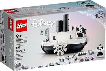 Lego Set - 40659 - Disney - Mini Steamboat Willie, Nieuw