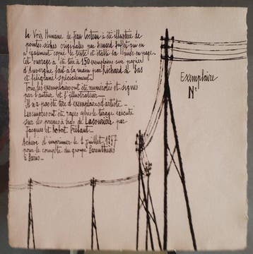 Bernard Buffet (1928-1999) / Jean Cocteau (1889-1963). - La
