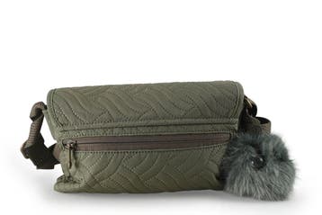 Kipling Handtas Groen, Verzenden, Zo goed als nieuw, Groen