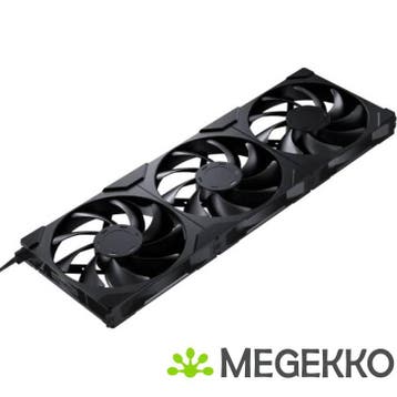 PHANTEKS M25 Gen2 PWM 3-Pack 140mm Black, Verzenden, Nieuw
