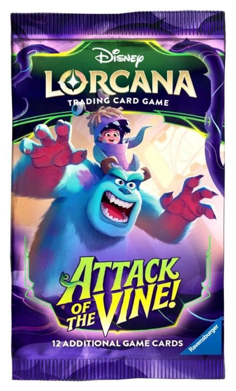 Disney Lorcana TCG - Attack of the Vine Booster Pack, Hobby en Vrije tijd, Verzamelkaartspellen | Overige, Zo goed als nieuw, Verzenden