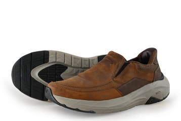 Skechers Instappers in maat 42 Bruin, Bruin, Verzenden, Overige typen, Zo goed als nieuw