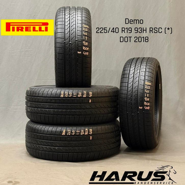 225/40/19 93H RSC (*) Pirelli 4 seizoensbanden demo 4X, Auto-onderdelen, Banden en Velgen, 19 inch, Erkend duurzaam, All Season