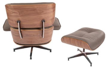 BF670 Classic Lounge stoel met Hocker, Verzenden, Nieuw