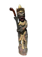 Hanuman keris houder - Hout - Indonesië - 20e eeuw
