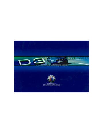 2006 BMW ALPINA D3 BROCHURE DUITS, Boeken, Nieuw, Author